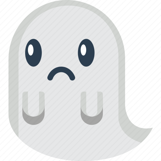 Creepy, frown, ghost, halloween, sad, scary, spooky icon - Download on Iconfinder