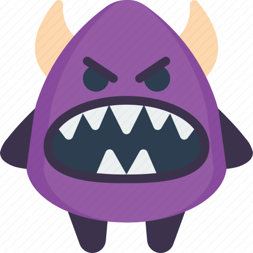 Angry, angry evil, creepy, devil, scary, spooky icon - Download on Iconfinder