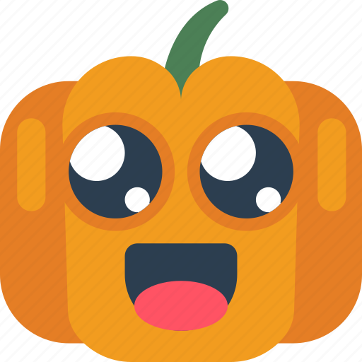 Cute, fun, halloween, pumpkin, silly, spooky icon - Download on Iconfinder
