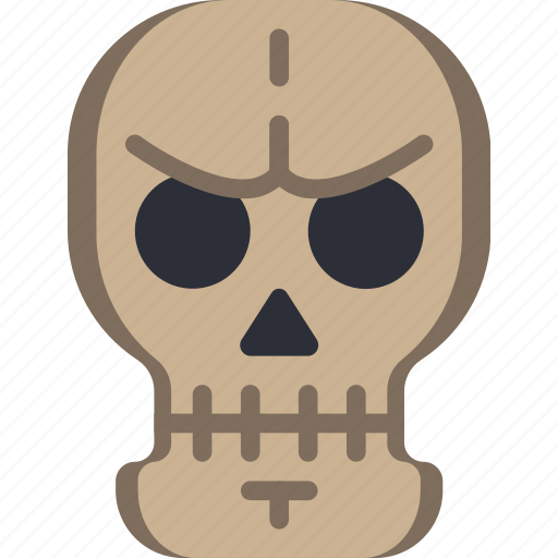 Creepy, dead, scary, skeleton, skull, spooky icon - Download on Iconfinder