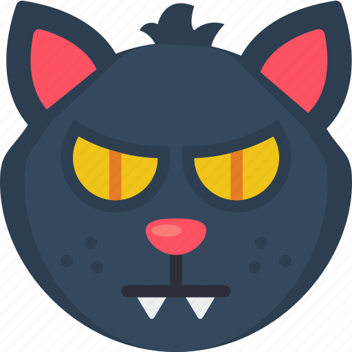 Black cat, cat, haunted, scary, spell, witch icon - Download on Iconfinder