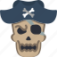 bones, costume, creepy, dead, pirate, scary, skull 