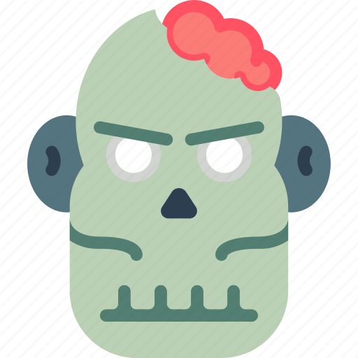 Brain, creepy, dead, evil, scary, zombie icon - Download on Iconfinder