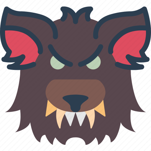 Animal, creepy, legend, monster, scary, werewolf, wolf icon - Download on Iconfinder