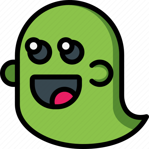 Creepy, ghost, halloween, scary, silly, smile, spooky icon - Download on Iconfinder