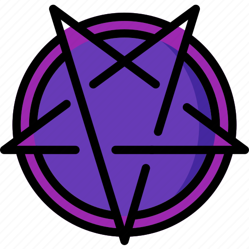 Creepy, devil, evil, pentagram, scary, spell icon - Download on Iconfinder