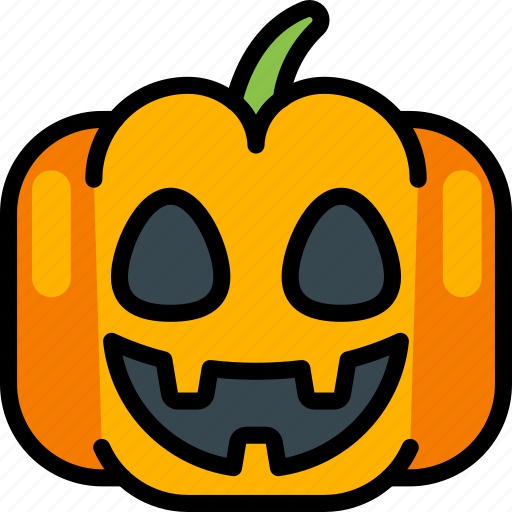 Creepy, halloween, happy, jack'o'lantern, pumpkin, smile, spooky icon - Download on Iconfinder