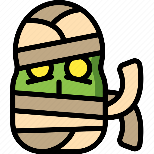 Creepy, dead, egyptian, mummy, scary, zombie icon - Download on Iconfinder