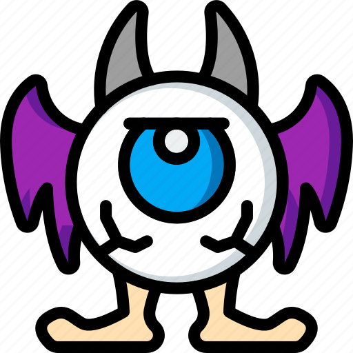 Creepy, eye, monster, scary, spooky icon - Download on Iconfinder