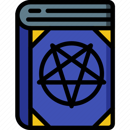 Book, creepy, curse, evil, pentagram, spells icon - Download on Iconfinder