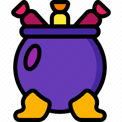 Cauldron, curse, evil, potion, spell icon - Download on Iconfinder