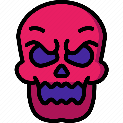 Bones, creepy, evil, scary, skeleton, skull icon - Download on Iconfinder