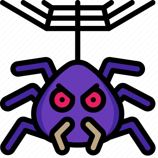 Creepy, evil, scary, spider, venom, web icon - Download on Iconfinder