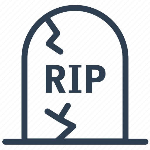 Rip, dead, death, grave, gravestone, halloween, tombstone icon - Download on Iconfinder
