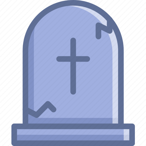 Grave, graveyard, tombstone, cross icon - Download on Iconfinder
