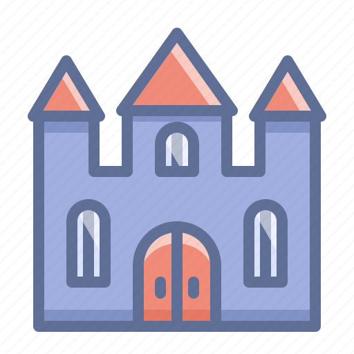 Castle, fortress, medieval, halloween icon - Download on Iconfinder