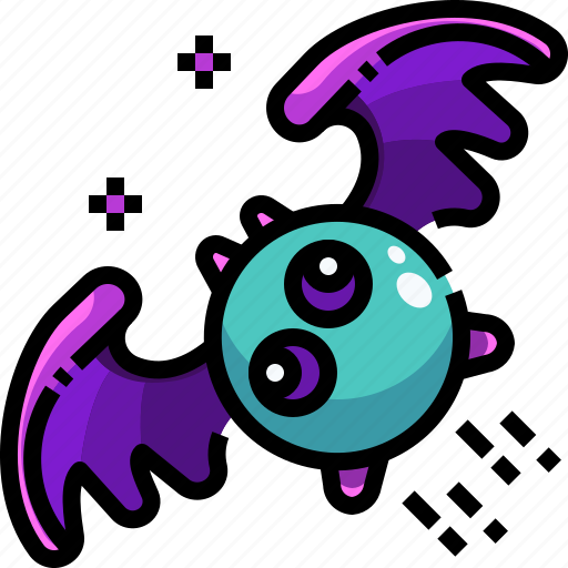 Bat, halloween, scary, terror icon - Download on Iconfinder