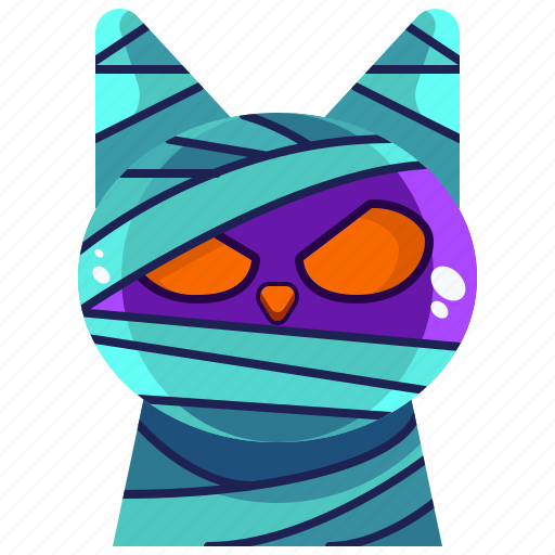 Cat, halloween, horror, mummy, scary, spooky, terror icon - Download on Iconfinder