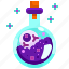 bottled, container, flask, liquid, poison, potion, skull 