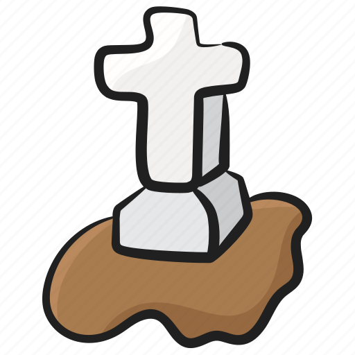 Funeral home, graveyard, halloween graveyard, rip, tombstone icon - Download on Iconfinder
