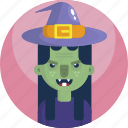 avatar, evil, green, halloween, hat, scary, witch