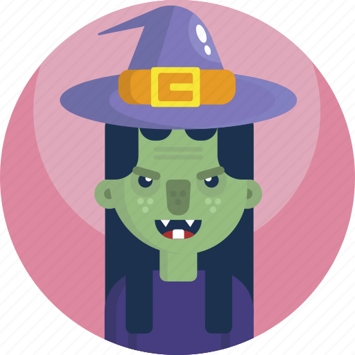 Avatar, evil, green, halloween, hat, scary, witch icon - Download on Iconfinder