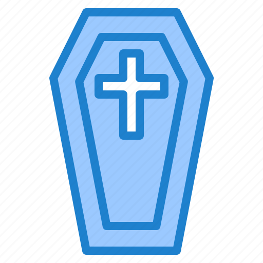 Coffin, dead, death, funeral, halloween icon - Download on Iconfinder