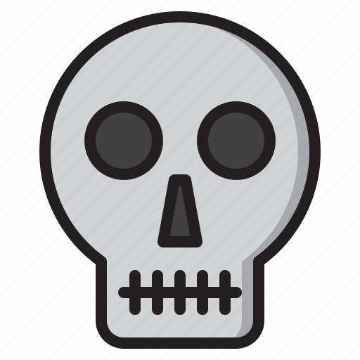 Dead, death, halloween, skeleton, skull icon - Download on Iconfinder