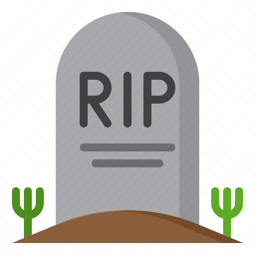 Cemetery, grave, graveyard, halloween, tombstone icon - Download on Iconfinder