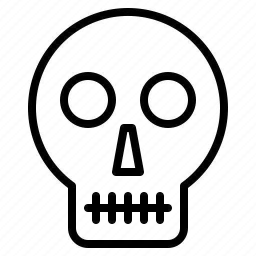Dead, death, halloween, skeleton, skull icon - Download on Iconfinder