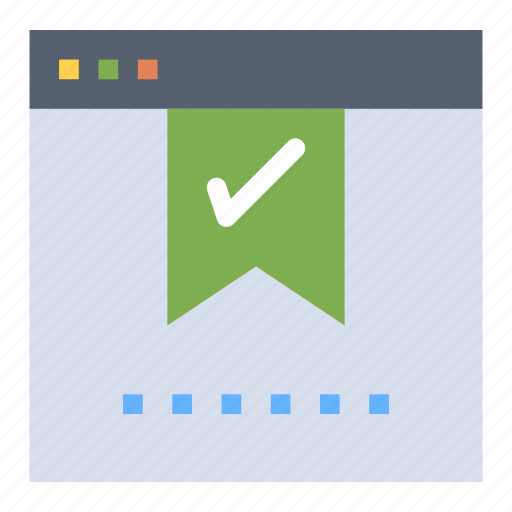 Bookmark, check, good, office, okay icon - Download on Iconfinder
