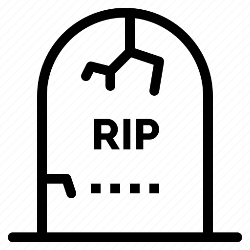 Death, grave, gravestone, graveyard, halloween icon - Download on Iconfinder