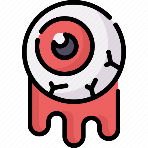 Blood, eye, eyeball, halloween, scared, spooky icon - Download on Iconfinder