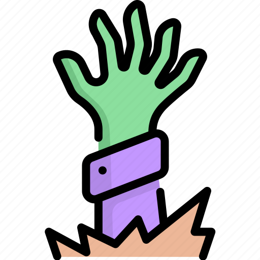 Halloween, hand, horror, spooky, terror, zombie icon - Download on Iconfinder