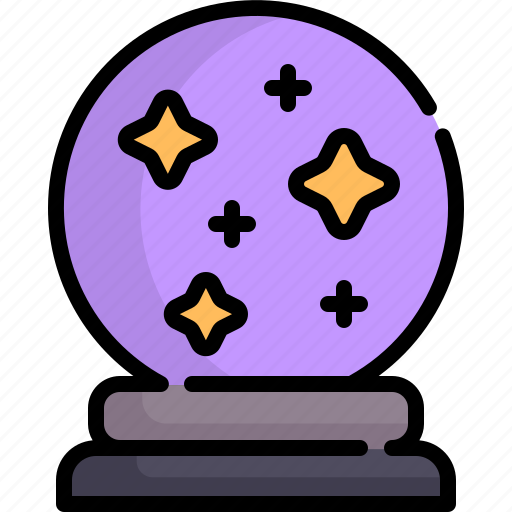 Ball, crystal ball, magic, magic ball, magician, witch icon - Download on Iconfinder