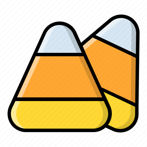 Candy corn, creepy, halloween, horror, scary, spooky icon - Download on Iconfinder