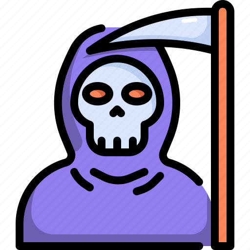 Ghost, grim, halloween, horror, reaper, scary, spooky icon - Download on Iconfinder