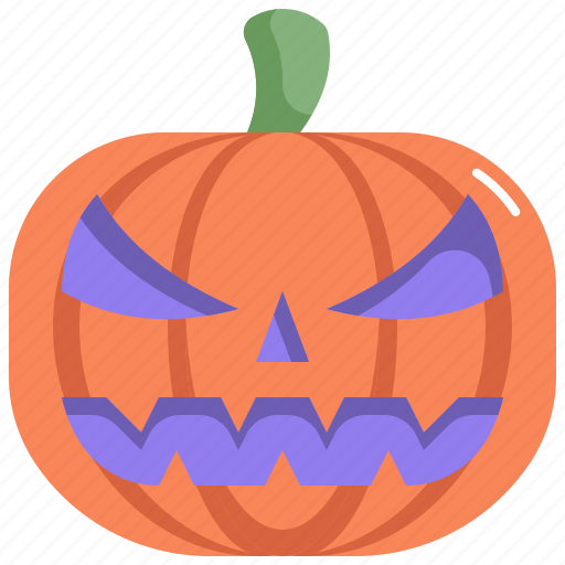 Scary, pumpkin, halloween, fruit, horror, spooky icon - Download on Iconfinder