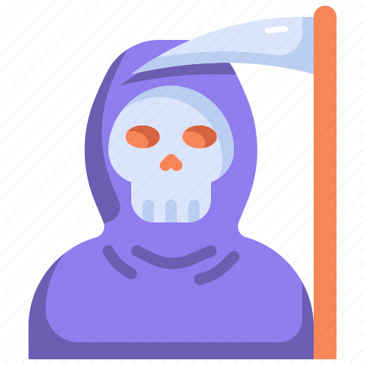 Scary, reaper, halloween, horror, spooky, grim, creepy icon - Download on Iconfinder