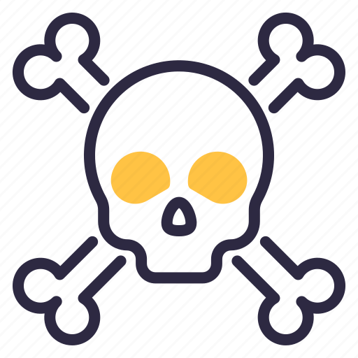 Skull, bones, dead, death, halloween icon - Download on Iconfinder