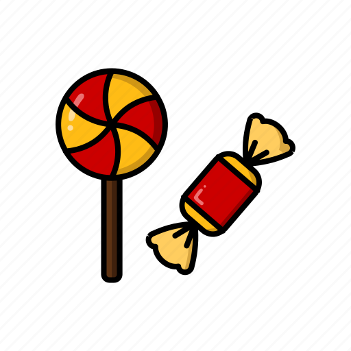 Sweet, candy, halloween, pumpkin, lollipop, sweets icon - Download on Iconfinder