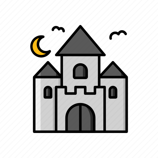 Horror, halloween, architecture, castle, halloween night, building icon - Download on Iconfinder