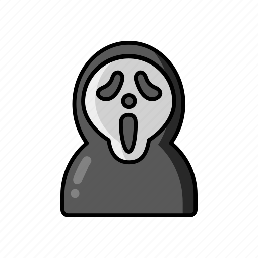 Horror, halloween, scary, spooky, face, emoji, ghost icon - Download on Iconfinder