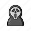 horror, halloween, scary, spooky, face, emoji, ghost 
