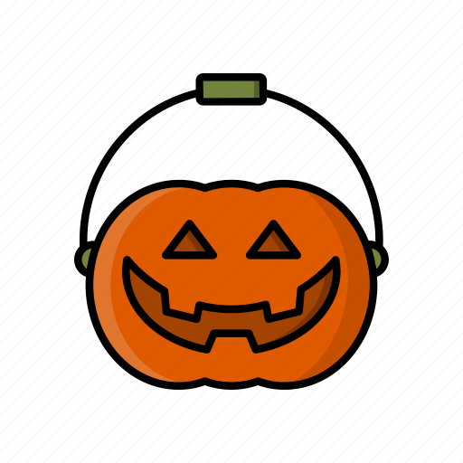 Candy, halloween, basket, pumpkin, cart, shopping icon - Download on Iconfinder