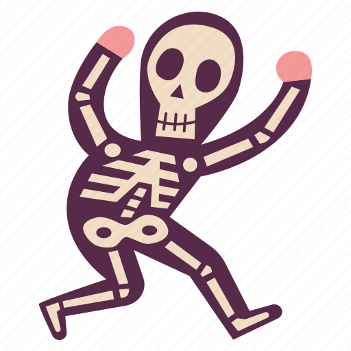 Dancing, skeleton, halloween, horror, scary, fun icon - Download on Iconfinder