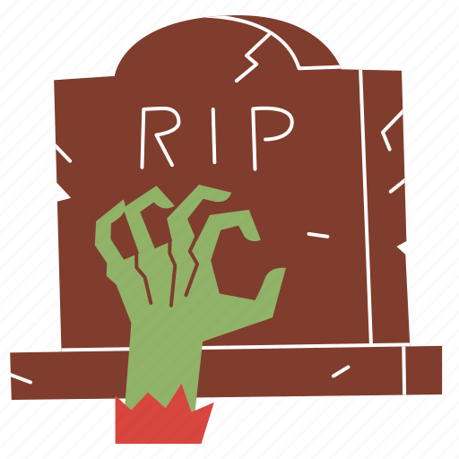 Grave, ghost, hand, halloween, scary, horror icon - Download on Iconfinder