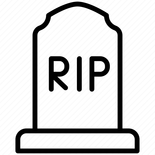 Halloween, rip, death, graveyard, tombstone icon - Download on Iconfinder