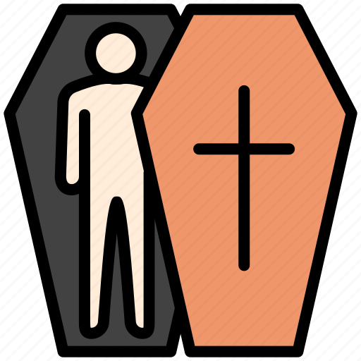 Halloween, coffin, death, tomb, grave icon - Download on Iconfinder