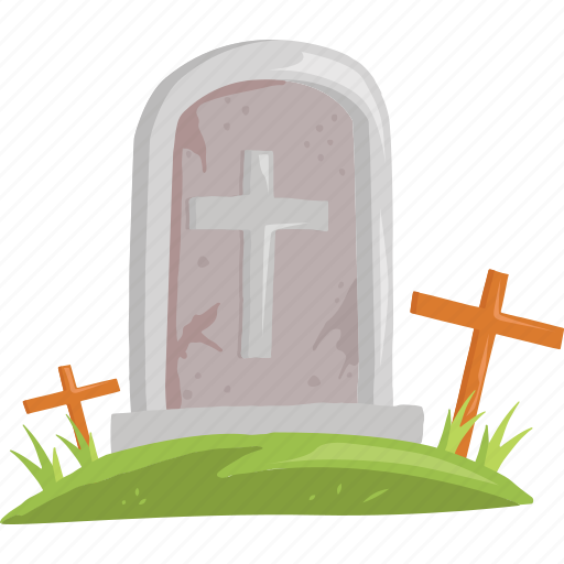 Stickers, halloween, grave, cemetery, spooky, graveyard icon - Download on Iconfinder